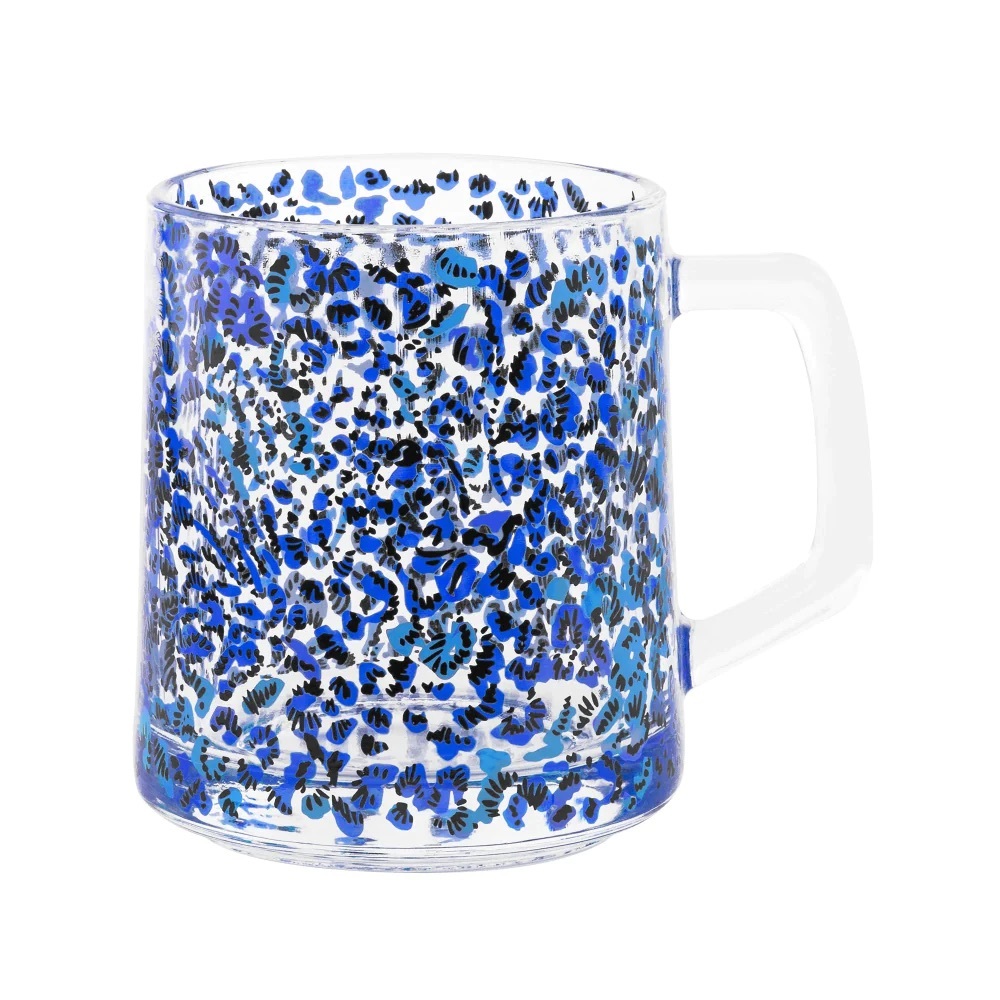 🆕 Lilly Pulitzer Glass Mug in Twisted Up